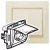 LEGRAND-774120 Valena IP44 2P+F csatlakozóaljzat csapófedéllel, elefántcsont