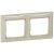 LEGRAND-774152 Valena Elefántcsont / Arany, 2-es vízszintes keret