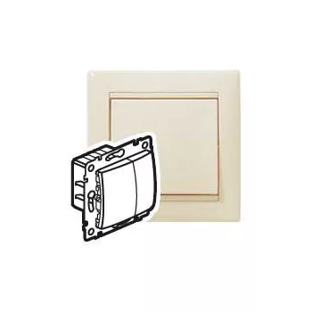   Valena nyomógombos fényerőszabályzó 40-400W (izzó- és halogén), elefántcsont