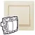 LEGRAND-774198 Valena IP44 kettős váltókapcsoló, elefántcsont