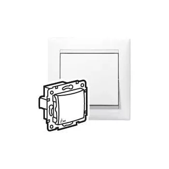 LEGRAND-774201 Valena IP44 egypólusú kapcsoló, fehér