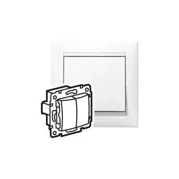   LEGRAND-774218 Valena kettős váltóérintkezős nyomó, fehér
