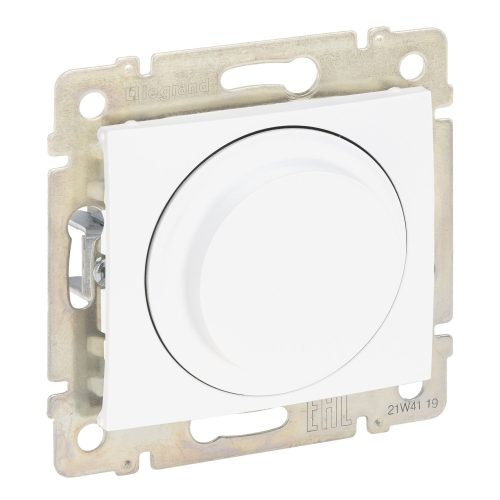 LEGRAND-774263 Valena forgatógombos fényerőszabályzó fehér 2 vezetékes, 300W, LED-hez is