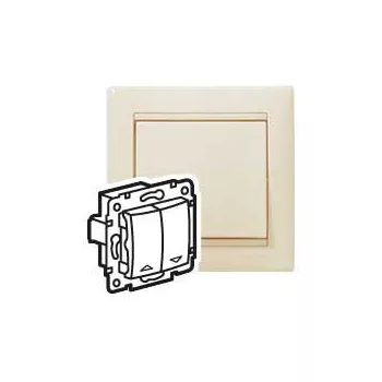 LEGRAND-774314 Valena redőnynyomó elefántcsont