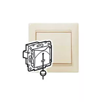   LEGRAND-774319 Valena húzózsinóros váltóérintkezős nyomó, elefántcsont