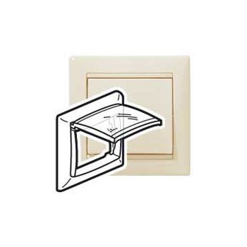 LEGRAND-774350 Valena IP44 egyes keret elefántcsont