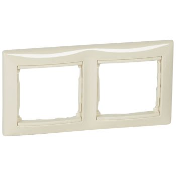   LEGRAND-774352 Valena kettős keret vízszintes elefántcsont