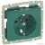 LEGRAND-774372 Valena 2P+F csatlakozóaljzat zöld