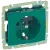 LEGRAND-774372 Valena 2P+F csatlakozóaljzat zöld