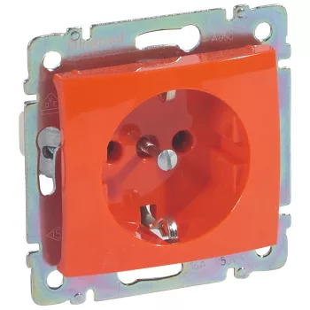 LEGRAND-774373 Valena 2P+F csatlakozóaljzat narancssárga