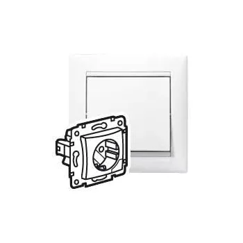   LEGRAND-774394 Valena 2P+F csatlakozóaljzat kiemelővel fehér