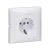LEGRAND-774394 Valena 2P+F csatlakozóaljzat kiemelővel fehér