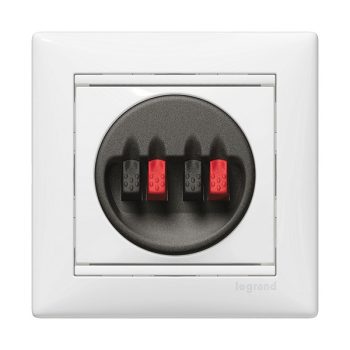 LEGRAND-774424 Valena hangszóró-csatlakozóaljzat fehér