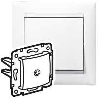 LEGRAND-774430 Valena TV antenna-csatlakozóaljzat végzáró, 10dB fehér