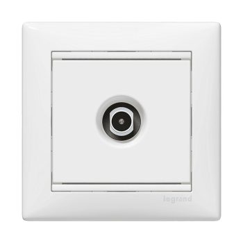   LEGRAND-774431 Valena TV antenna-csatlakozóaljzat átmenő, fehér