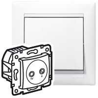 LEGRAND-774434 Valena TV-RD antenna-csatlakozóaljzat átmenő, fehér