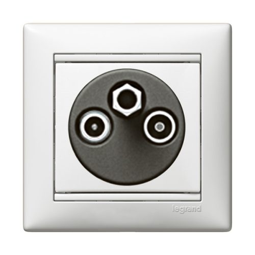 LEGRAND-774435 Valena TV-RD-SAT antenna-csatlakozóaljzat végzáró, 1,5dB fehér