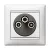 LEGRAND-774435 Valena TV-RD-SAT antenna-csatlakozóaljzat végzáró, 1,5dB fehér