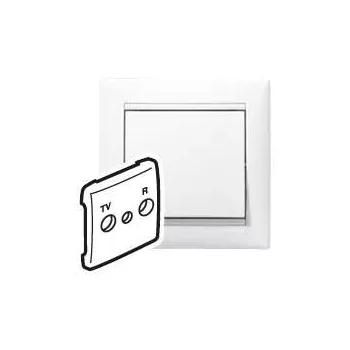   LEGRAND-774442 Valena TV-RD antenna-csatlakozóaljzat burkolat fehér
