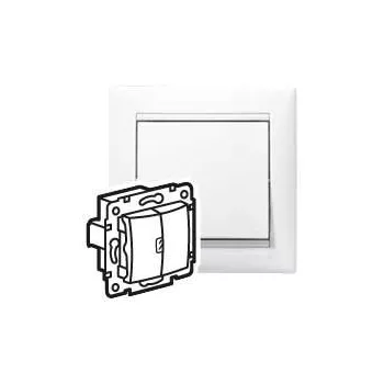   LEGRAND-774445 Valena csillárkapcsoló egy ellenőrzőfénnyel, fehér