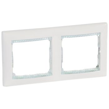 LEGRAND-774462 Valena kettős keret vízszintes kristály