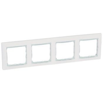 LEGRAND-774464 Valena négyes keret vízszintes kristály