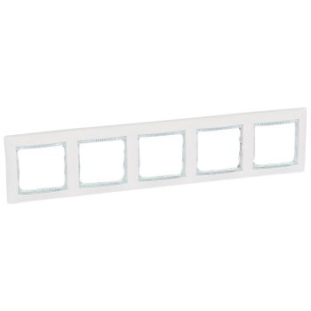 LEGRAND-774465 Valena ötös keret vízszintes kristály