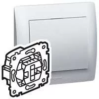 LEGRAND Galea Life egypólusú kapcsoló mechanizmus jelzőfénnyel 10A