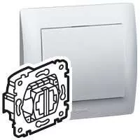 LEGRAND Galea Life kettős váltókapcsoló mechanizmus jelzőfénnyel 10A