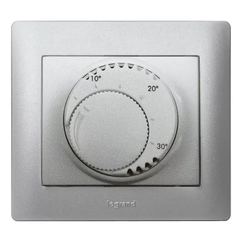 LEGRAND Galea Life standard szobatermosztát mechanizmus, alumínium