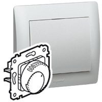 LEGRAND-775689 Galea Life szobatermosztát mechanizmus padlófútéshez, alumínium