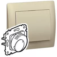 LEGRAND Galea Life komfort szobatermosztát mechanizmus, titánium