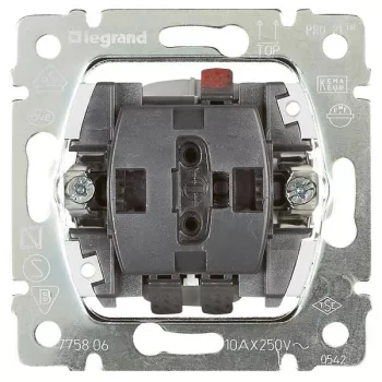   LEGRAND Galea Life nyomó jelzőfénnyel mechanizmus, 775709/10-hez