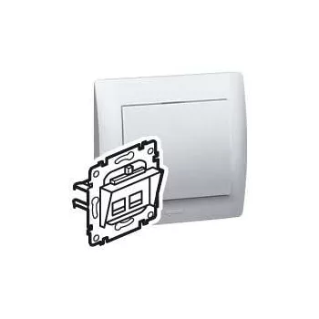   LEGRAND-775823 Galea Life 2xRJ45 Cat 6 UTP mechanizmus, körmös, LCS2