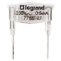 LEGRAND-775897 Legrand 230V 0,5mA zöld glimmlámpa