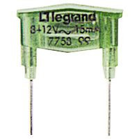 LEGRAND-775899 Legrand 8/12V 15mA zöld glimmlámpa