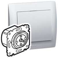LEGRAND-775964 Galea Life forgatógombos kapcsoló mechanizmus, időzítő 0-120 perc