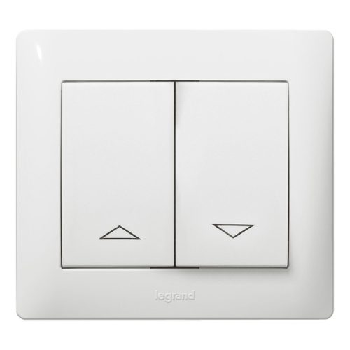 LEGRAND-777014 Galea Life redőnyvezérlő kettős billentyű, fehér