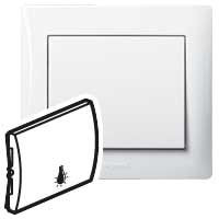 LEGRAND-777044 Galea Life billentyű lámpajellel, fehér