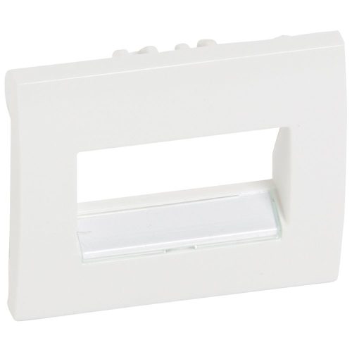LEGRAND-777075 Galea Life 2xRJ11/45 burkolat, fehér
