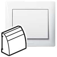 LEGRAND-777076 Galea Life 60 fokos RJ45 informatikai csatlakozóaljzat burkolat, fehér