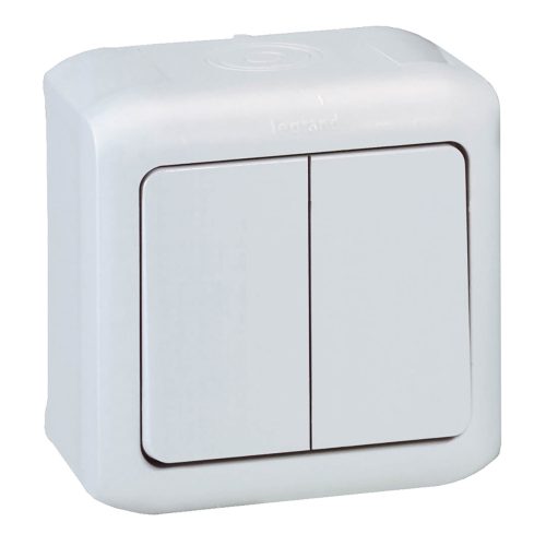 LEGRAND-782362 Forix IP44 falon kívüli csillárkapcsoló 10 AX - 250 V~ fehér