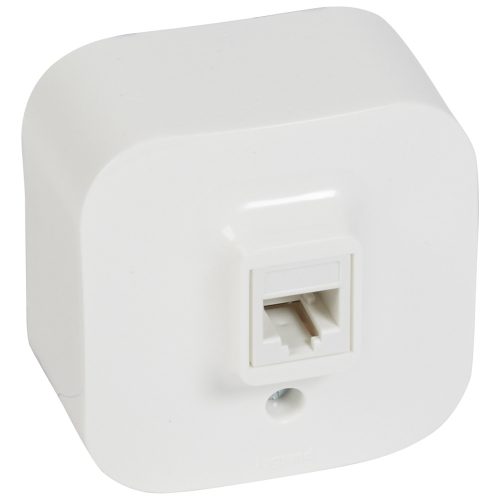 LEGRAND-782414 Forix IP20 falon kívüli 1x RJ11 telefon-csatlakozóaljzat fehér