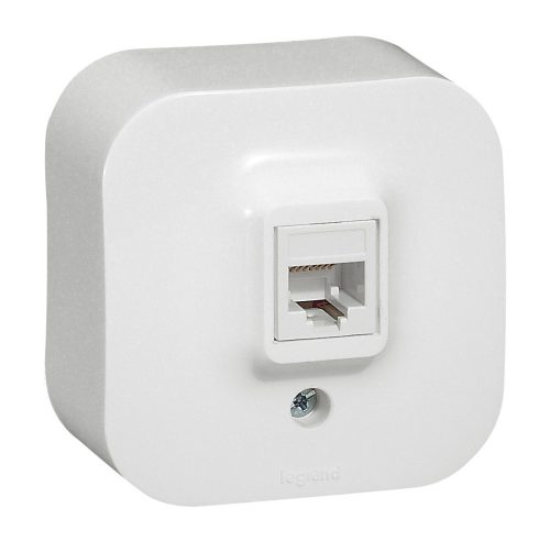 LEGRAND-782424 Forix IP20 falon kívüli 1x RJ45 Cat. 5e UTP informatikai csatlakozóaljzat fehér