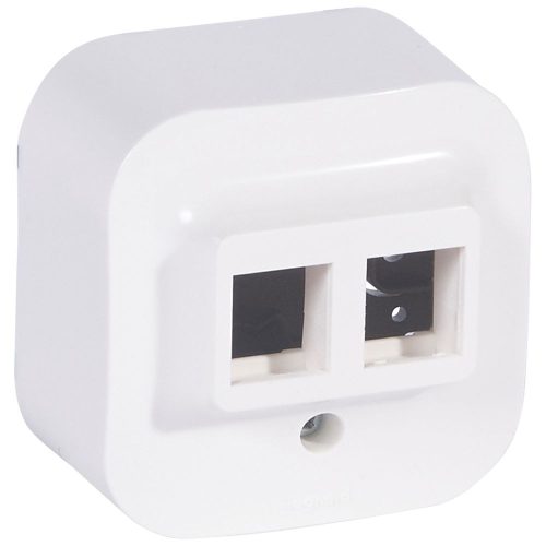 LEGRAND-782426 Forix IP20 kettős Keystone aljzat, fehér