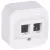 LEGRAND-782426 Forix IP20 kettős Keystone aljzat, fehér