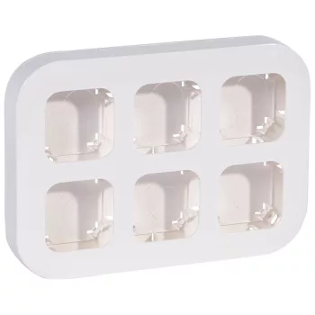   LEGRAND-782496 Forix IP20 fk 6-os munkaállomás, vízszintesen/függőlegesen felszerelhető, fehér