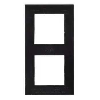 LEGRAND-863592 Niloé Step 2-es keret, fekete