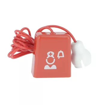   LEGRAND-980412 Húzózsinór - piros, szakítással bontható, trapéz alakú fogantyúval