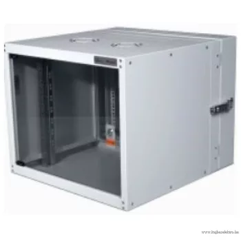   LEGRAND-EVO9U6060 LEGRAND fali rack szekrény, 19''  9U SZÉL: 600 MÉLY: 600 MAG: 495 szürke egyrészes, üvegajtós készre szerelt MAX: 65 kg Evoline